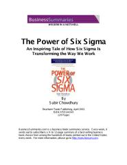 The Power Of Six Sigma.pdf