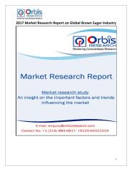 2017 Market Research Report on Global Brown Sugar Industry.pdf